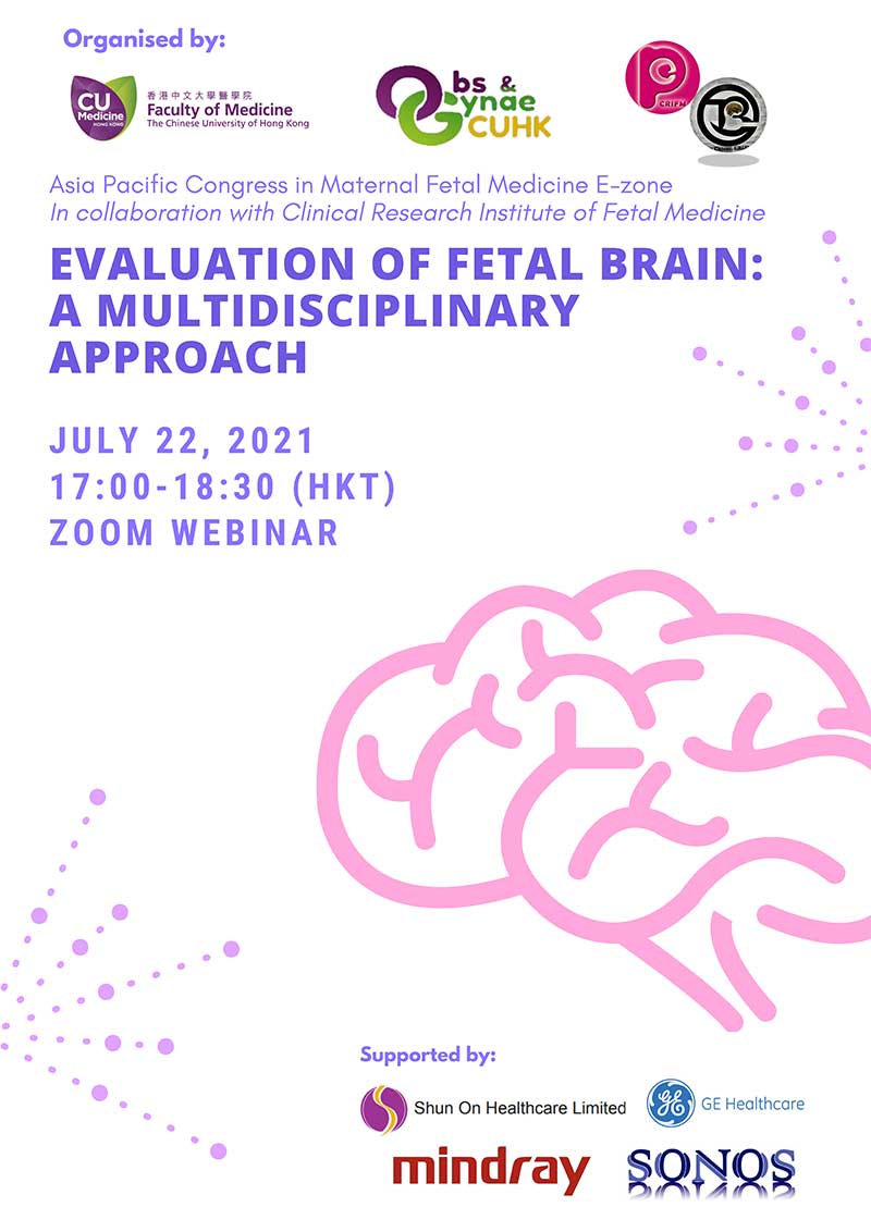 APCMFM E-ZONE - EVALUATION OF FETAL BRAIN:A MULTIDISCIPLINARY APPROACH @ Live on Zoom