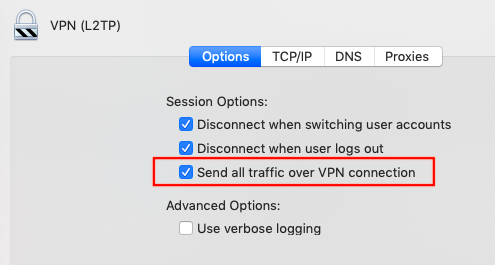 VPN Advance Settings VPN Advance Settings