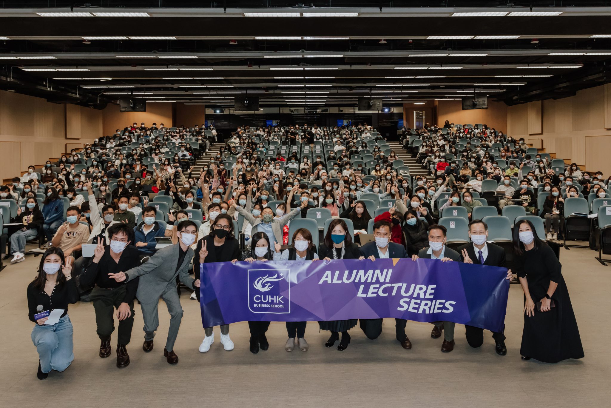 Alumni Lecture Series Inaugurated with Randy Lai (EMBA 2005) - group photo