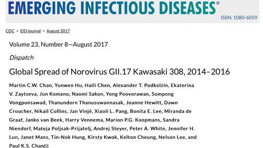 Global Norovirus research led by CU Medicine