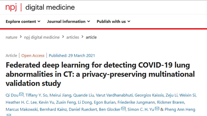 npj Digital Medicine