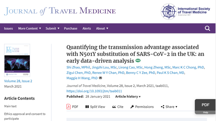 Journal of Travel Medicine