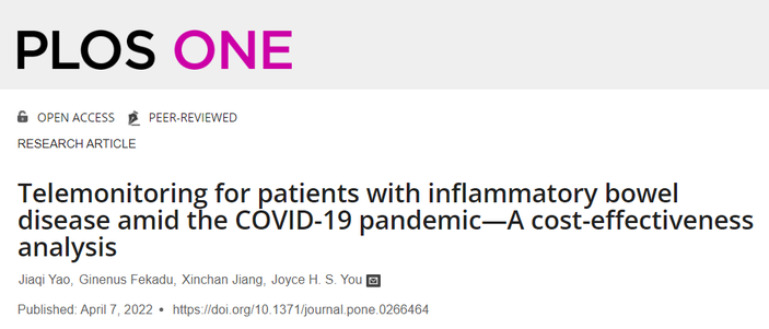 Telemonitoring for patients with inflammatory bowel disease amid the COVID-19 pandemic—A cost-effectiveness analysis