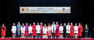 White Coat donning ceremony for CU Medicine medical freshmen 