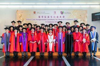 Group photo of CU Medicine Procession members