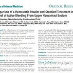 CUHK study illustrates haemostatic powder can be used as first-line endoscopic treatment in patients with active upper gastrointestinal bleeding