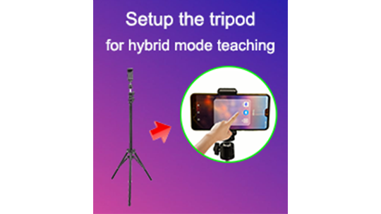 setup tripod for hybrid mode teaching icon reedit