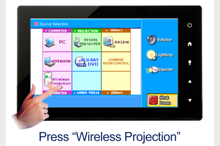 press wireless prohection