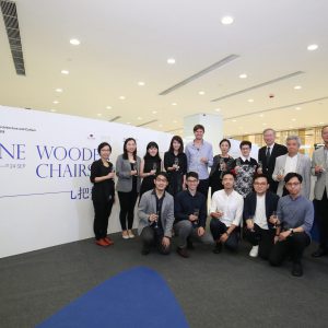 Joyce Mok (far right), Ruth Poon (far left), Kenneth Wong (front row, second from right), and Eunice Yeung (back row, third from left)