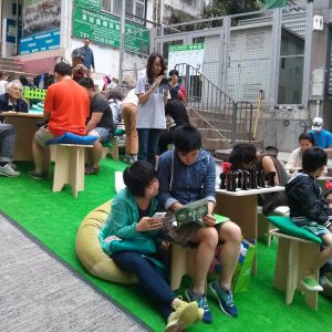 Magic Tables on Centre Street, Sai Ying Pun (2015)