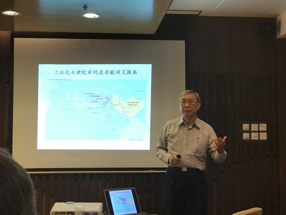 張信剛教授,攝於香港城市大學,2017年11月14日