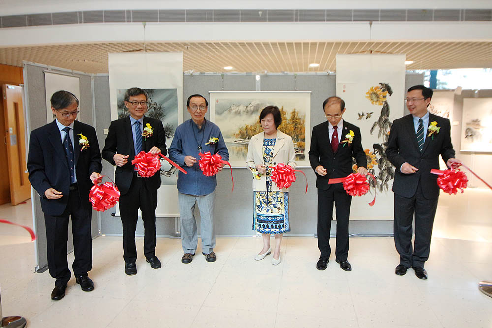 The Opening Ceremony of “A Chinese Painting Exhibition by Meiying Chen” 