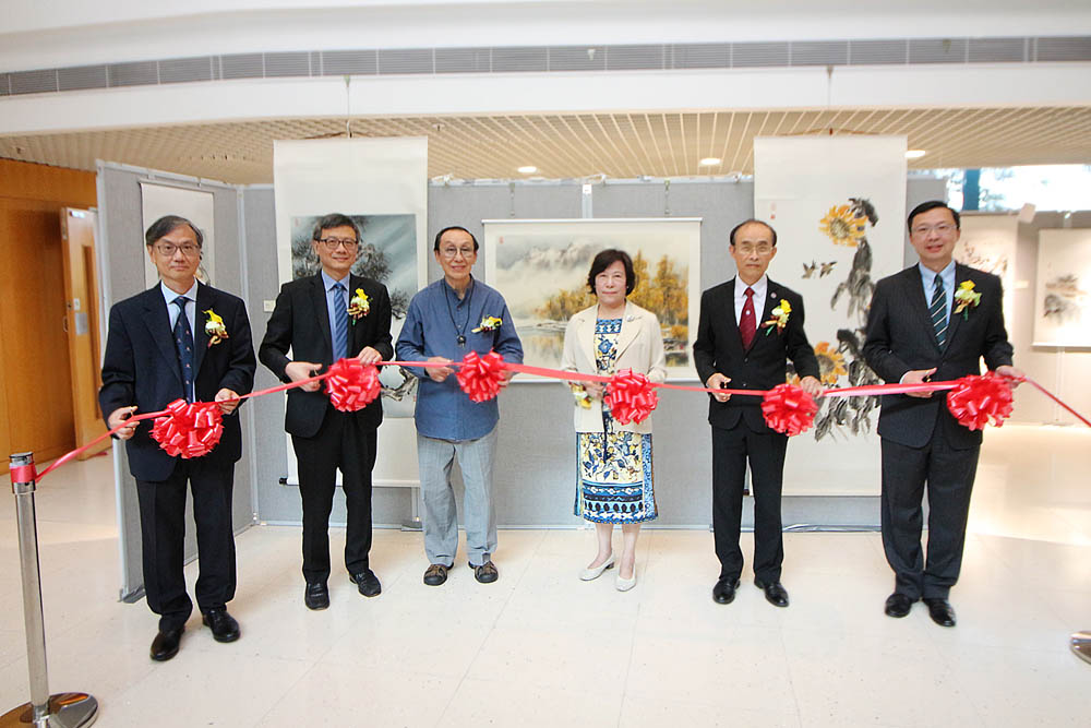 The Opening Ceremony of “A Chinese Painting Exhibition by Meiying Chen” 