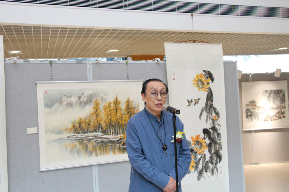 The Opening Ceremony of “A Chinese Painting Exhibition by Meiying Chen” 