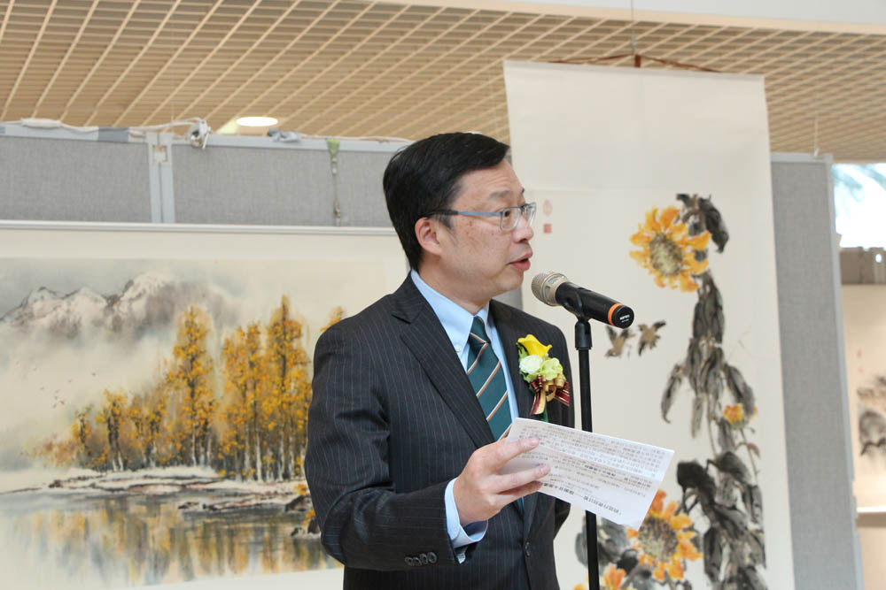 The Opening Ceremony of “A Chinese Painting Exhibition by Meiying Chen” 