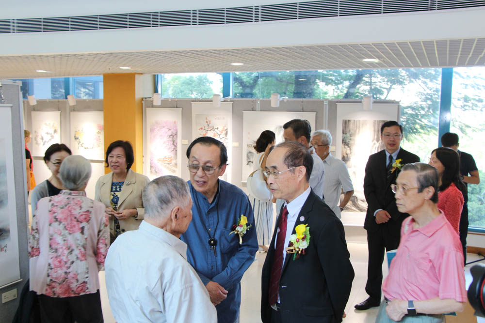 The Opening Ceremony of “A Chinese Painting Exhibition by Meiying Chen” 