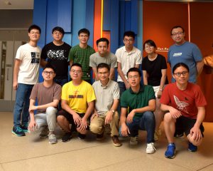 Professor Yilin Wu (front row, center) and his research team members