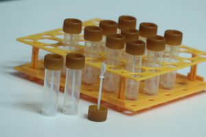 The bacterial gene markers test only requires users to collect a small amount of stool sample and send to the laboratory for analysis.