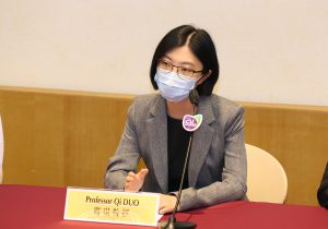 Prof. Qi DOU states that the established AI system is validated on multiple independent cohorts, showing the potential and feasibility to build large-scale medical datasets with privacy protection, so as to rapidly develop reliable AI models amidst a global disease outbreak such as the COVID-19 pandemic.