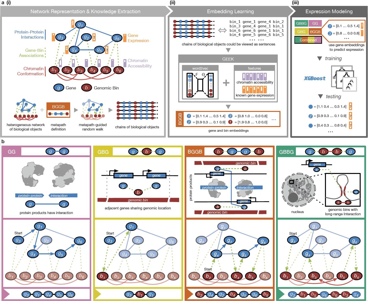 A schematic showing how to use machine learning and natural language processing investigate multiple gene regulatory mechanisms.