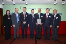 CUHK members join Prof. Joseph J.Y. Sung in congratulating Professor Kumta