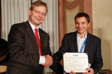 Prof. Daniele Perissin receives the 2012 J-STARS Prize Paper Award at the IGARSS conference