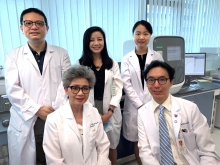 A large cohort study conducted by the Endocrinology and Diabetes team of CU Medicine has discovered that shortened DNA telomere length is a useful biomarker linked to a higher risk of developing cardiovascular disease in patients with type 2 diabetes. 

In the photo are members of the research team: (front row, left to right) Professor Juliana CHAN, Chair Professor of Medicine and Therapeutics and Founding Director of the Hong Kong Institute of Diabetes and Obesity at CUHK; and Professor Ronald MA, Head, Division of Endocrinology and Diabetes, Department of Medicine and Therapeutics at CU Medicine.