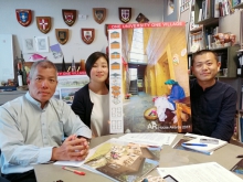 (From left) Prof. Edward NG, Dr. Li WAN and Xin’an CHI