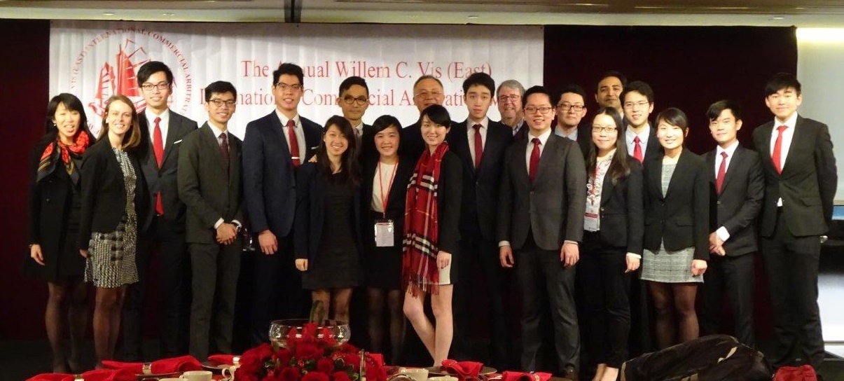 The CUHK team wins the championship of the 13th Willem C. Vis (East) International Commercial Arbitration Moot