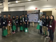 The CUHK genetic engineering team in the iGEM 2014 Giant Jamboree in Boston, USA.