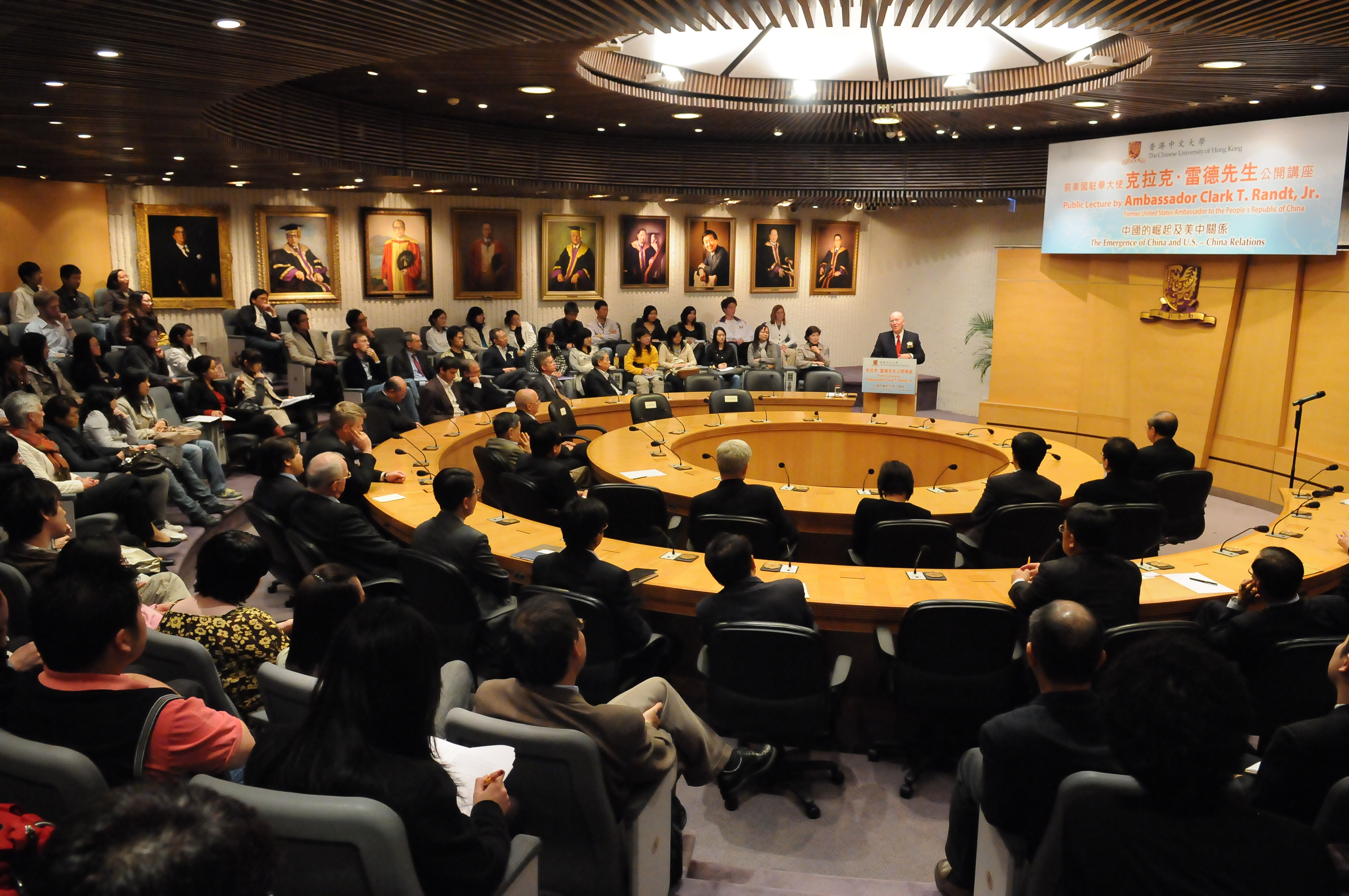 About 130 guests attend the lecture