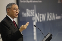 CUHK Vice-Chancellor Prof. Lawrence J. Lau speaks on the development of the Asian economies