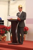 Dr. Simon S. O. Ip, Chairman, The Hong Kong Jockey Club delivers a speech.