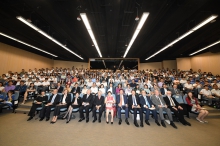 Group photo of LUI Che Woo Prize − Prize for World Civilisation 2017 Sustainability Prize Laureate Public Lecture