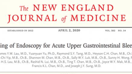 CUHK Study Finds Earlier Endoscopy Did Not Reduce Mortality and Risk of Further Bleeding in Acute Upper Gastrointestinal Bleeding Patients