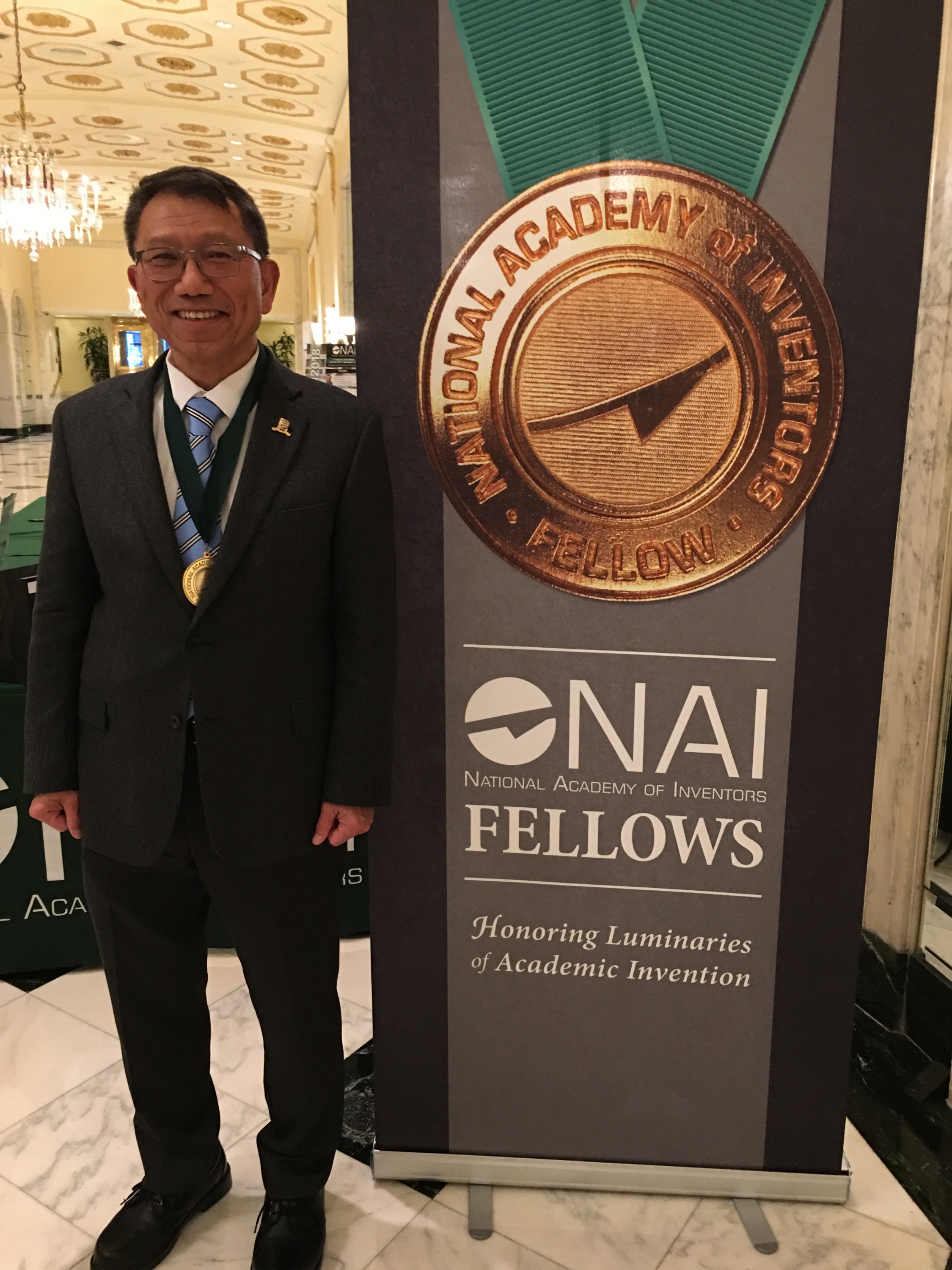 Professor Rocky S. Tuan, Vice-Chancellor and President of CUHK, Lee Quo Wei and Lee Yick Hoi Lun Professor of Tissue Engineering and Regenerative Medicine, was inducted as a Fellow into the National Academy of Inventors (NAI) in recognition of his prolific spirit of innovation in creating and facilitating outstanding inventions that have made a tangible impact on the quality of life, economic development and the welfare of society