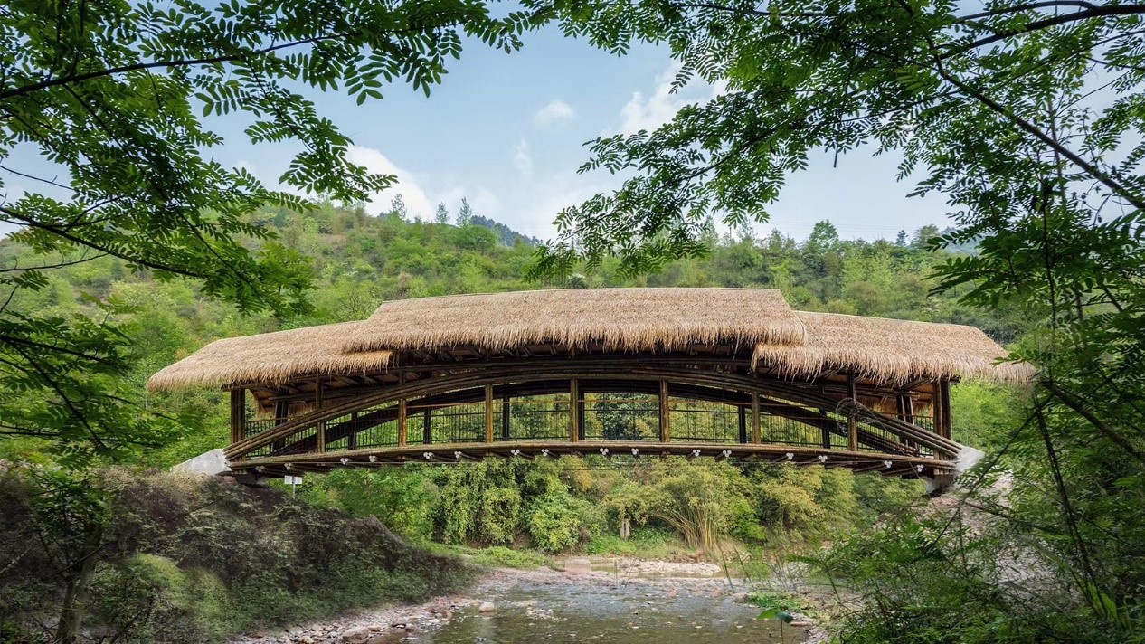 重慶杜家村「一心橋」。