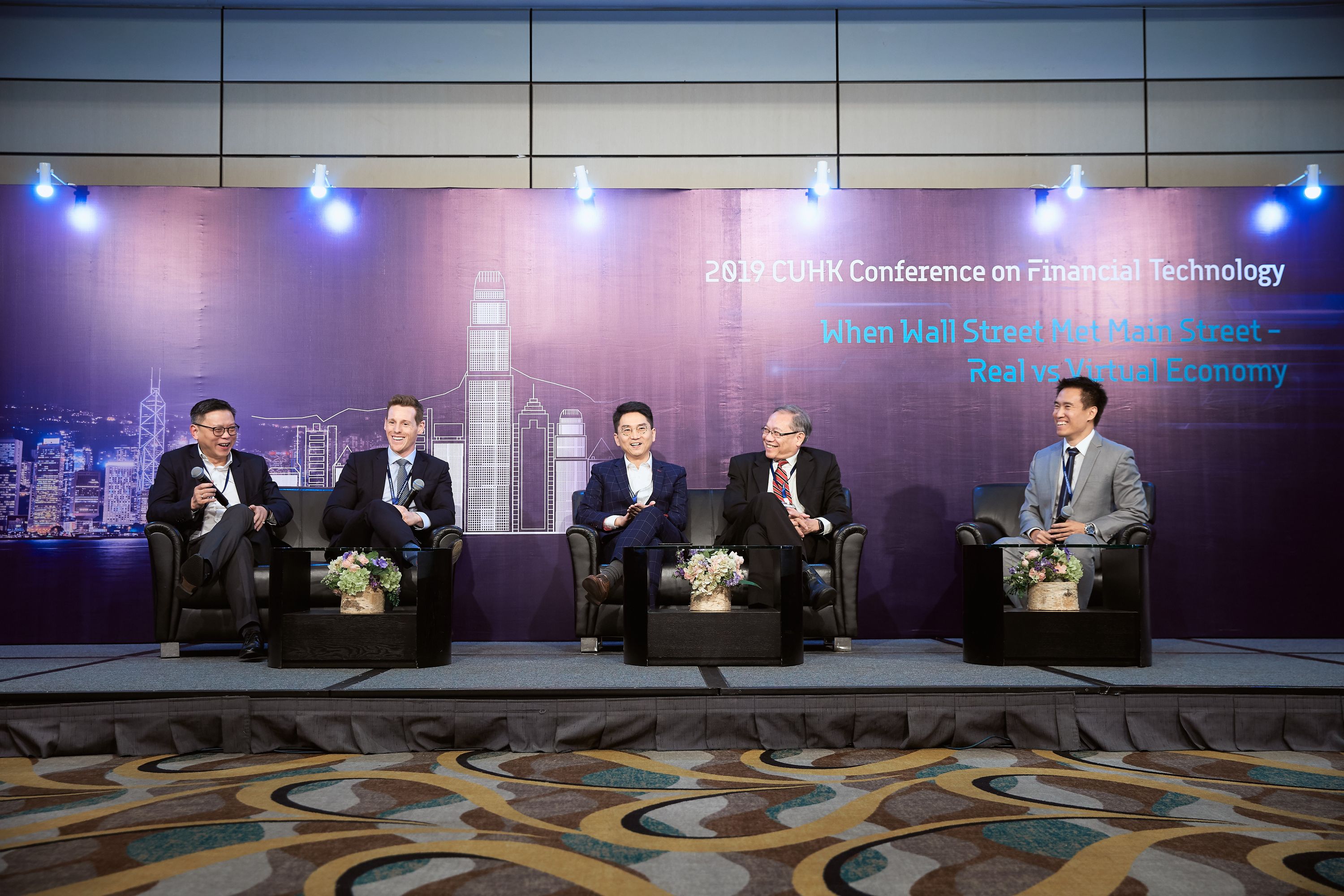 The speakers give their views during the panel discussion entitled “FinTech Talents: Demand & Supply”.