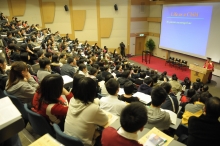 Over 200 guests attend the ceremony and lecture