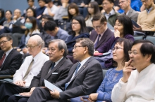 The lecture welcomed Mr. Christopher Mok, representative of Mok Hing Yiu Charitable Foundation, honourable guests of the music industry, alumni, staff, students and the general public, attracting an attendance of over 200.