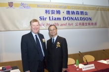 Prof. Tai-fai FOK (right), CUHK Dean of Faculty of Medicine, and Sir Liam DONALDSON