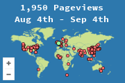 Locations of visitors to this page