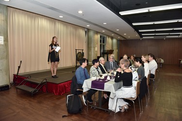 Karen Chan as MC of the event