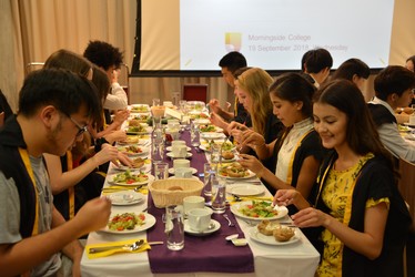 Students at Formal Hall 