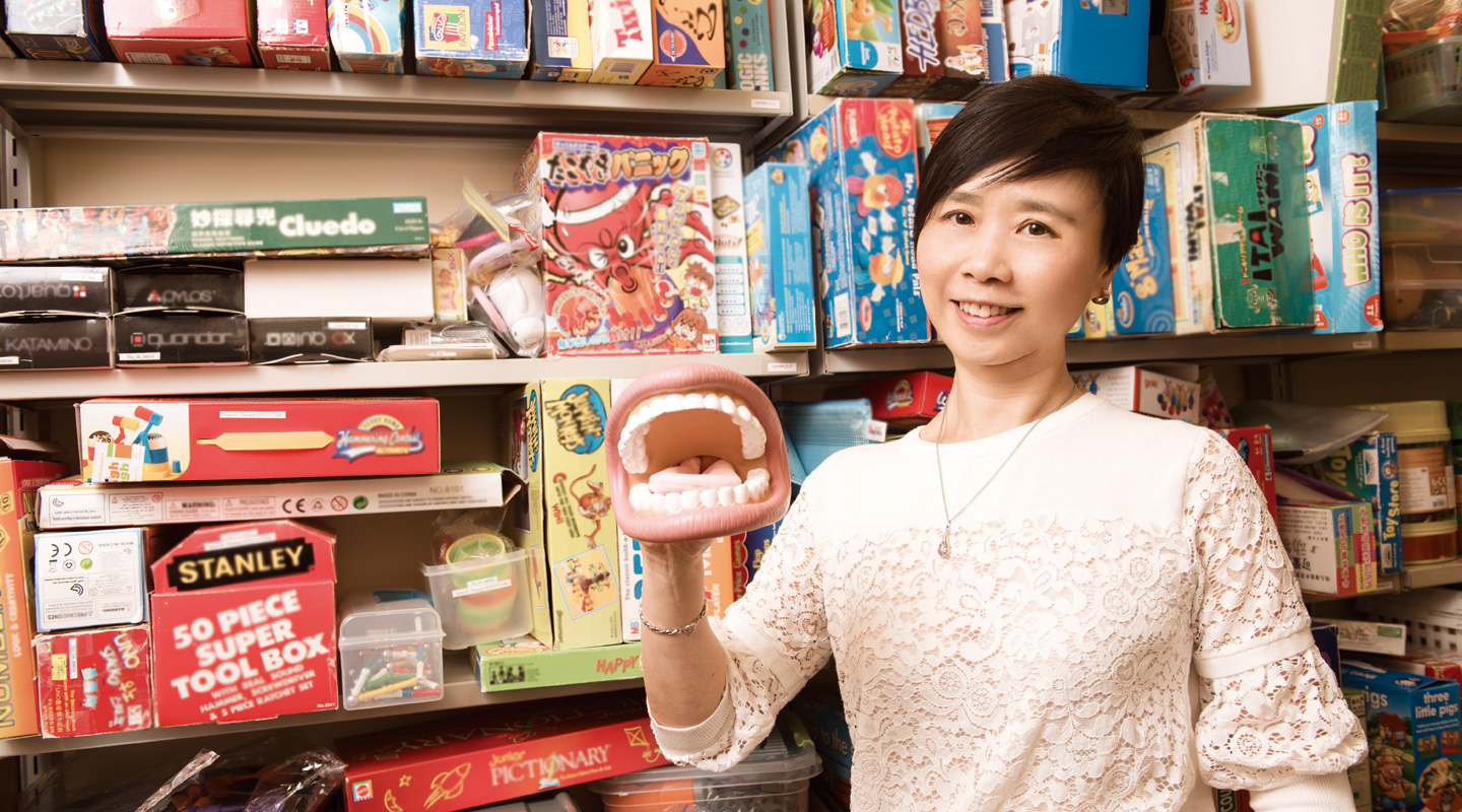 Prof. Kathy Lee, director of the Master of Science in Speech-Language Pathology programme <em>(Photo by ISO staff)</em>