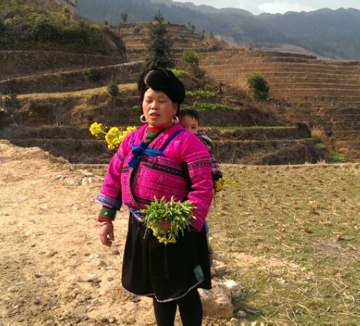 廣西瑤族婦女（陳思祥攝）