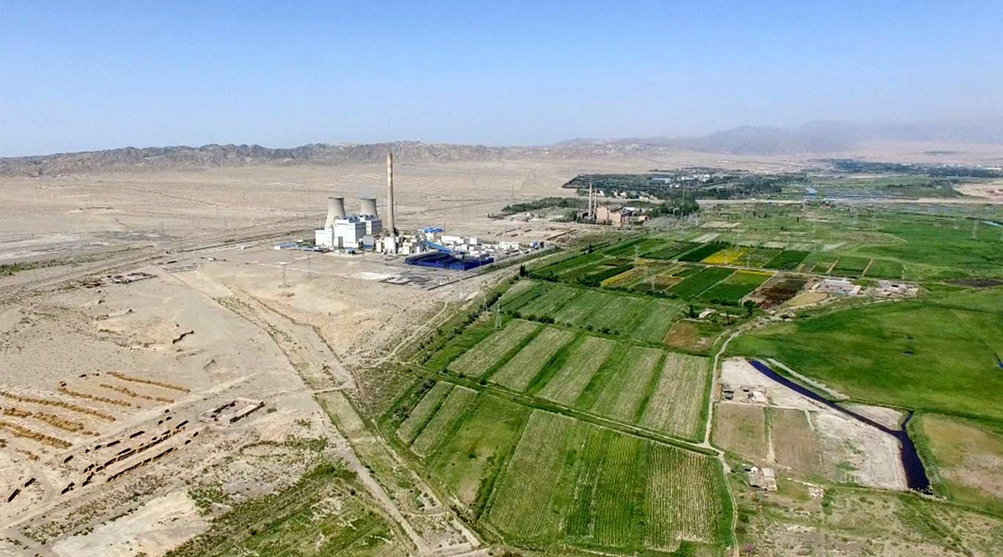 A coal power plant in China