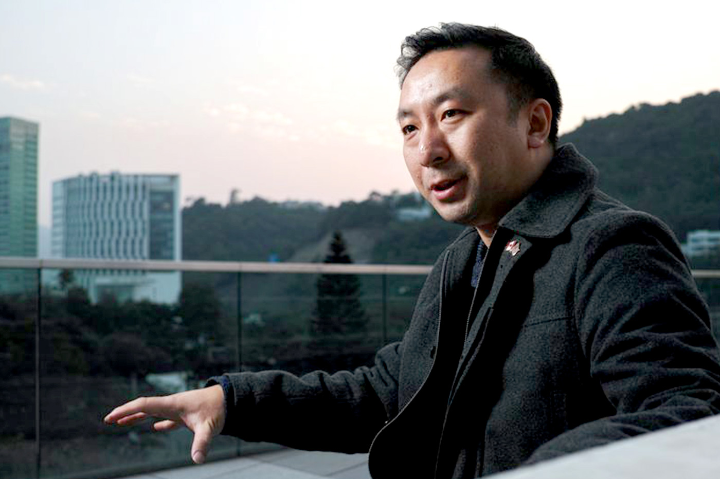 廣東話教師白杰為中大生物學系校友<em>（Keith Hiro攝）</em>