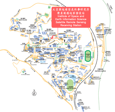 CUHK's map