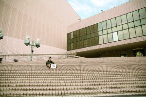 香港電視前高級編導蔡錦源。（吳煒豪攝）